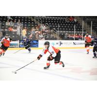 Forward Jamison Sluys with the Omaha Lancers