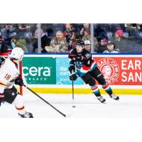 Caden Price with the Kelowna Rockets