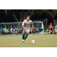 Midfielder Charles Ahl with Stetson University